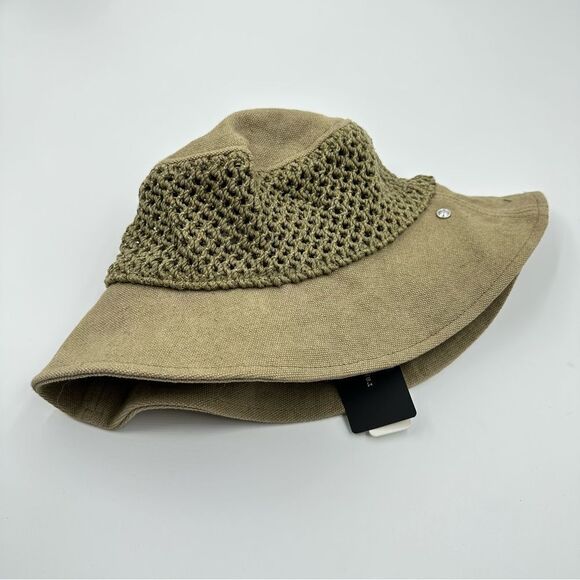 Rag & Bone Nando Bucket Netting Hat in Safari Net New with tags - Picture 2 of 6